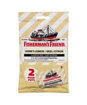 Fisherman's Friend Sucrose Free Lozenges, Honey Lemon - 2 Pack x 22 Lozenges