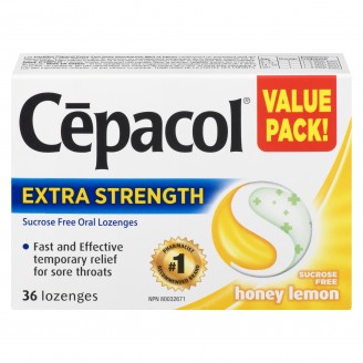 Cepacol Extra Strength Lozenges, Honey Lemon - 36 Lozenges