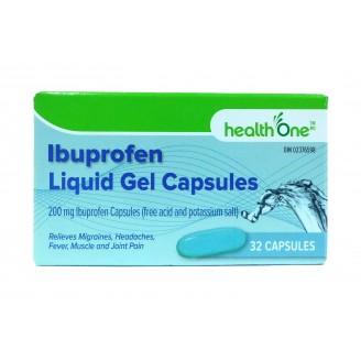 health One Ibuprofen Liquid Gel 32 Capsules 