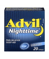 Advil Nighttime Pain Reliever Sleep Aid Liqui-Gels