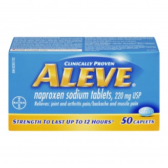 Aleve Naproxen Sodium Tablets, 50 Caplets