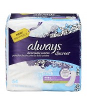 Always Discreet Bladder Protection Pads, Long Length - 54 Count