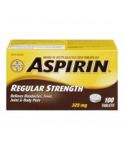 Aspirin Regular Strength, 100 Tablets