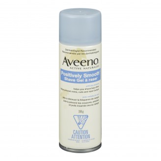 Aveeno Positively Smooth Shave Gel, 198 g