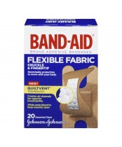Band-Aid Flexible Knuckle and Fingertip Fabric Bandages, 20 Bandages