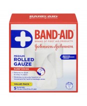 Band-Aid Medium Sterile Rolled Gauze Value Pack