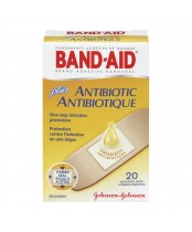 Band-Aid Plus Antibiotic Adhesive Bandages