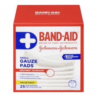 Band-Aid Small Sterile Gauze Pads Value Pack