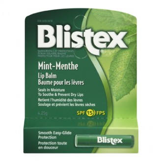 Blistex Lip Balm, Mint - SPF 15