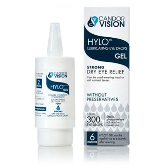 CandorVision HYLO GEL Lubricating Eye Drops, 300 Drops - 10ml