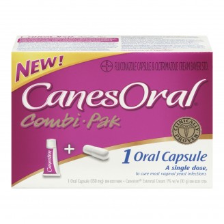 CanesOral Vaginal Cream and Oral Capsule Combi Pak