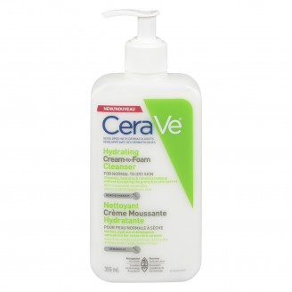 CeraVe Hydrating Cream-to-foam Cleanser for Normal to Dry Skin, 562 ml