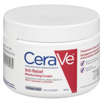 CeraVe Itch Relief Moisturizing Cream, 340 g