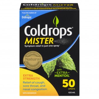 Coldrops Mister with Extra Mentoil Extra Strength, 50 Sprays - 6.6 ml