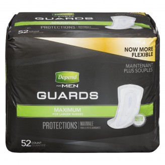 Depend Guards Maximum Protections For Men