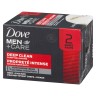 Dove Men+Care Hand & Body + Face + Exfoliation Bar Deep Clean Bars, 2 Pack x 106g