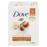 Dove Beauty Bar with Shea Butter & Vanilla Scent Bars, 2 Pack x 106 g
