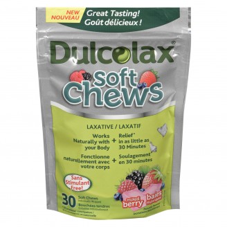 Dulcolax Laxative Mixed Berry, 30 Soft Chews
