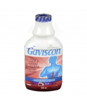 Gaviscon Acid Shielding Foam Barrier Regular Strength Soothing Liquid, Fruit Blend - 600 ml