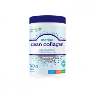 Genuine Health Marine Clean Collagen Powder,  Unflavoured - 140 g