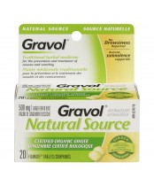 Gravol Natural Source Certified Organic Ginger Tablets