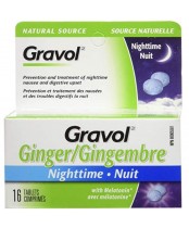 Gravol Natural Source Ginger Nighttime