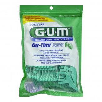 GUM Eez-Thru Mint Flossers, 90 Picks