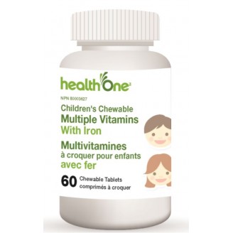 health One Children's Chewable Multiple Vitamins With Iron