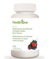 health One Multivitamins & Minerals Chewable Tablets - Berry Flavour