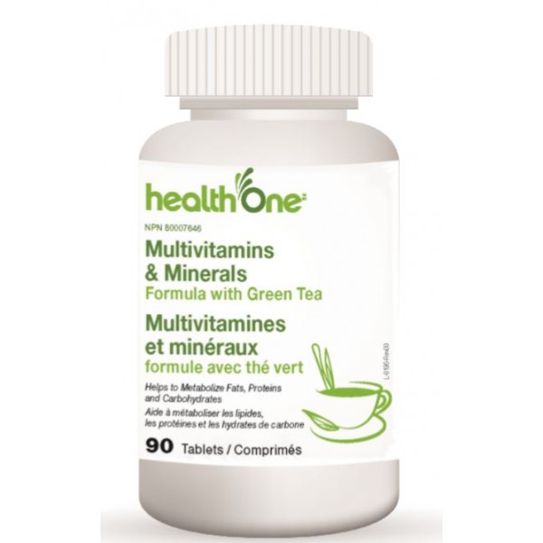 Buy health One Multivitamins & Minerals Formula with Green Tea in Canada Free Shipping