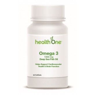 health One Omega 3 Softgels 1000 mg From Deep Sea Fish Oil