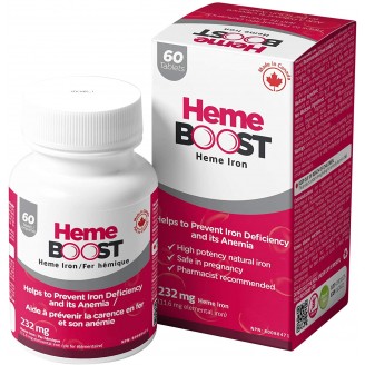 Hemeboost Elemental Iron High Potency Natural Supplement