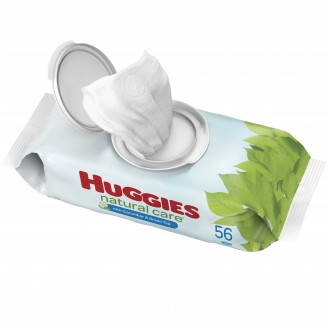 Huggies Natural Care Refreshing Baby Wipes, Lightly Scented - 56 Wipes