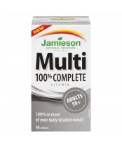 Jamieson Adults 50+ 100% Complete Multivitamin Caplets