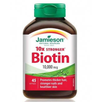 Jamieson Biotin Ultra Strength 10000 mcg, 90 Softgels