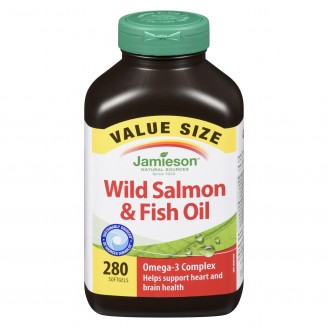 Jamieson Wild Salmon & Fish Oil, 280 Softgels