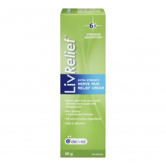 LivRelief Nerve Pain Relief Cream, Extra Strength - 50g