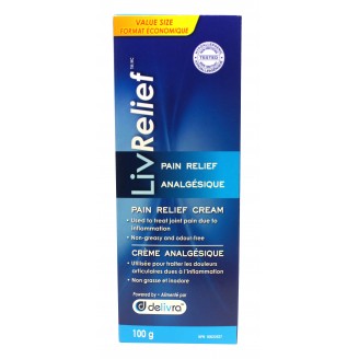 LivRelief Pain Relief Cream, 100g