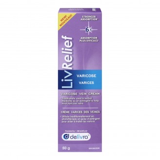 LivRelief Varicose Vein Cream, 50g