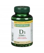 Nature's Bounty Vitamin D3 Value Size