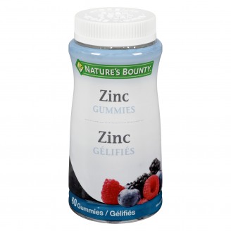 Nature's Bounty Zinc, Mixed Berry - 60 Gummies