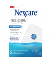 3M Nexcare Tegaderm Waterproof Transparent Dressing, 6 Pack