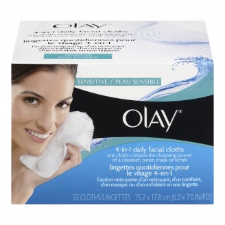 Olay 2-in-1 Daily Sensitive Facial Cloths