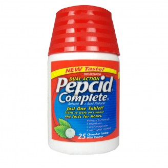 Pepcid Complete, Mint -25 Chewable Tablets