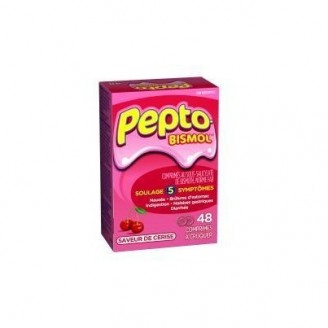 Pepto Bismol Chewable Tablets, Cherry - 48 Tablets