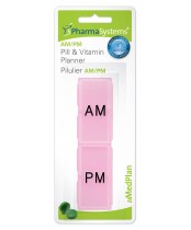 PharmaSystems uMedPlan Am/Pm Pill & Vitamin Planner