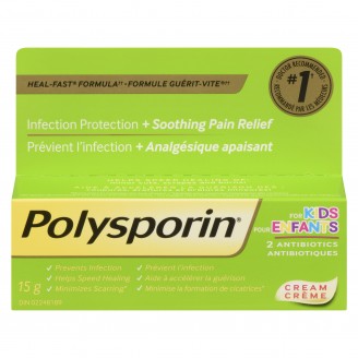 Polysporin Antibiotic Cream for Kids, 15g