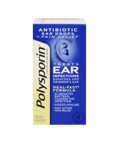 Polysporin Antibiotic Ear Drops + Pain Relief