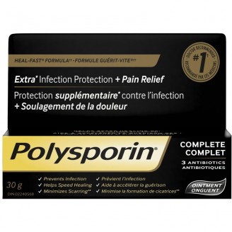 Polysporin Complete Antibiotic Ointment, 30g