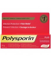 Polysporin Plus Pain Relief Antibiotic Cream, 30g